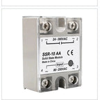 1pcs Solid State Relay Single Phase Non-contact SSR DC To DC AC To AC DC To AC 24-380VAC 10A 25A 40A 50A 60A 80A 100A