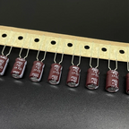 10pcs 220uF 25V NIPPON NCC KY Series 8x12mm Low Impedance 25V220uF Aluminum Electrolytic Capacitor