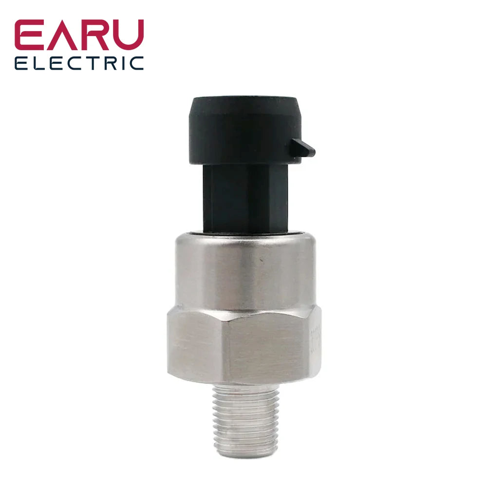 DC 5V 1/8NPT Pressure Transducer Transmitter Sensor Stainless Steel Oil Air Water 30/100/150/200/300/500 PSI