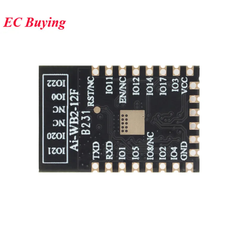 Ai-WB2-12F NodeMCU-Ai-WB2-12F-Kit Ai-WB2 2.4G WiFi+Bluetooth-compatible BLE 5.0 ESP-12F Development Board Module BL602 4MB