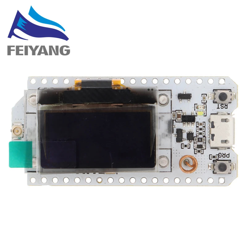 SAMIROB 868MHz/915MHz/433MHz 0.96 Inch Blue OLED Display Bluetooth WIFI Kit 32 Development Board SX1276 ESP32 LoRa