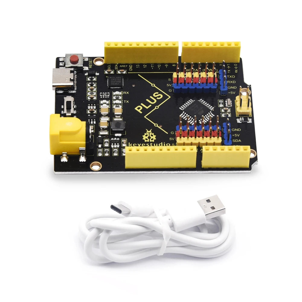 Keyestudio WIFI UNOR3 Development Board ATMEGA16U2/ ATMEGA328P/CP2102 +USB Cable With  Gift Box Compatible With Arduino Uno R3