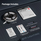 WS2805 Pixels LED Strip Light RGBCCT 5 in 1 Addressable LED Lights Dual Signal RGB WW CW 3000K-6500K DC12V 24V 1 IC to 3/6/7 LED
