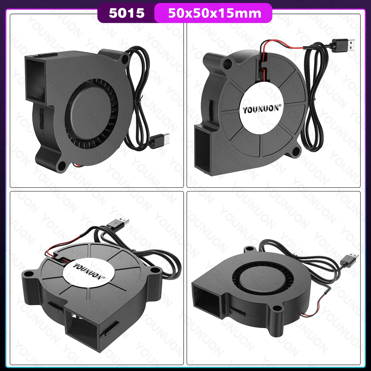DC 5V USB 5015 7515 7530 Blower Cooling Fan Brushless Motor Case Fan Blower Fan Humidifier Fan Induction Cooker Fan