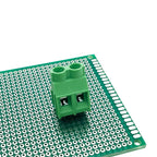 10PCS Screw PCB Terminals KF7620 7.62mm Pitch 2P/3Pin Stackable Green Connector