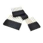 65PCS PC104 2.54 MM Pitch 4P 6P 8P 10P 40Pin Female Single Row 12.2MM Long Pin Header Strip Industrial Computer Connector Socket