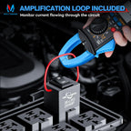 MICTUNING 9038A 12V Relay Bypass Switch Kit with Current Loop, 6-Piece, Fuel Pump Relay Bypass Main Switch, Diagnostic Test Tool