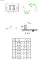 20Pcs PH 2.0  Terminal Plastic Housing Male Female Pin Header Connector ph 2.0 2mm Plug Socket Shell 2/3/4/5 Pin-12p