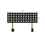 WS2812B Mini LED Digital Flexible Individually Addressable Panel 4X12 48Pixels WS2812IC Module Matrix Screen DC5V