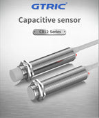 GTRIC M12 Capacitive Proximity Sensor 3-wire DC 10-30V NPN PNP IP65 Flush Non-flush Industrial Non-contact Switch