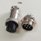 1 Set GX20 15x43mm 19mm M19 2 3 4 5 6 7 8 9 10 12 Pin Male Female Docking Aviation Plug Waterproof Circular GX Aviator Connector