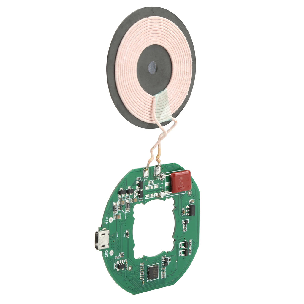 Universal 10W Qi Wireless Fast Charger Module Transmitter PCBA Circuit Board DIY Charging Coil Durable for DIY Electronic Device