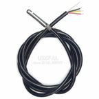100CM Humidity Sensor Probe Cable Waterproof 304 Stainless Steel Head SHT20 SHT30 SHT40 Digital Temperature Sensor I2C 3.0MM