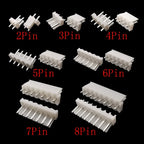 20/50PC VH3.96 2P 3P 4P 5P 6P 7P 8Pin Female Housing Plug Connector Straight/Curved Needle Pin Header Wafer VH 3.96mm Connectors