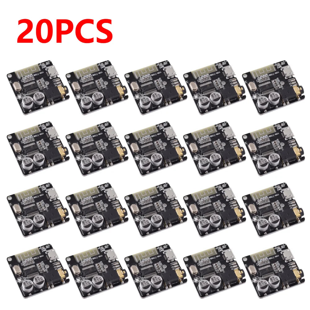 20-1pcs VHM-314 Audio Receiver Board Bluetooth MP3 Lossless Decoder Board WiFi Stereo Music Module 3.7-5V 3.5mm Audio Aux