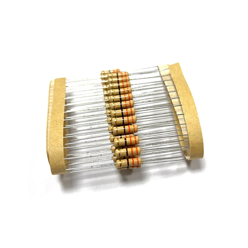 20pcs 1W Carbon Film Resistor 5% 7.5 8.2 9.1 75 82 91 750 820 910 Ohm R K 5% Resistance 7R5 8R2 9R1 7.5K 82K 91K 0.1R--10M