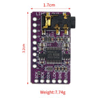 1-20PCS Interface I2S PCM5102A DAC Decoder GY-PCM5102 I2S Player Module For Raspberry Pi pHAT Format Board Digital Audio Board