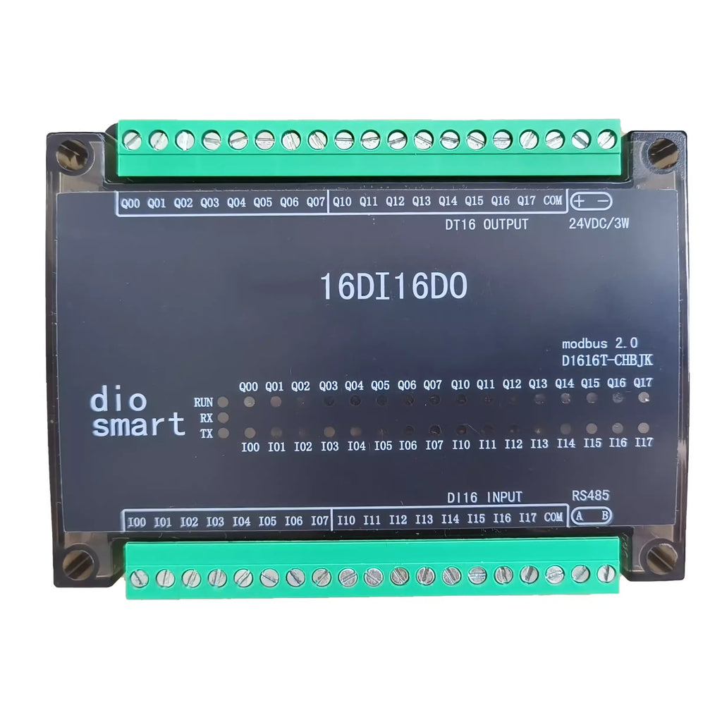 16 Digital Isolated Input 16 Digital Transistor Isolated Output Module RS485 Interface Modbus RTU Communication