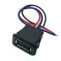1-5pcs USB Type C Waterproof Connector Type-C With card buckle Female 3A High Current Fast Charging Jack Port USB-C Charger Plug