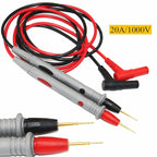 1000V 10A 20A Pure Copper Gold-Plated Special Tip Multimeter Probe Universal Test Lead Wire Needle, Tester Lead Probe