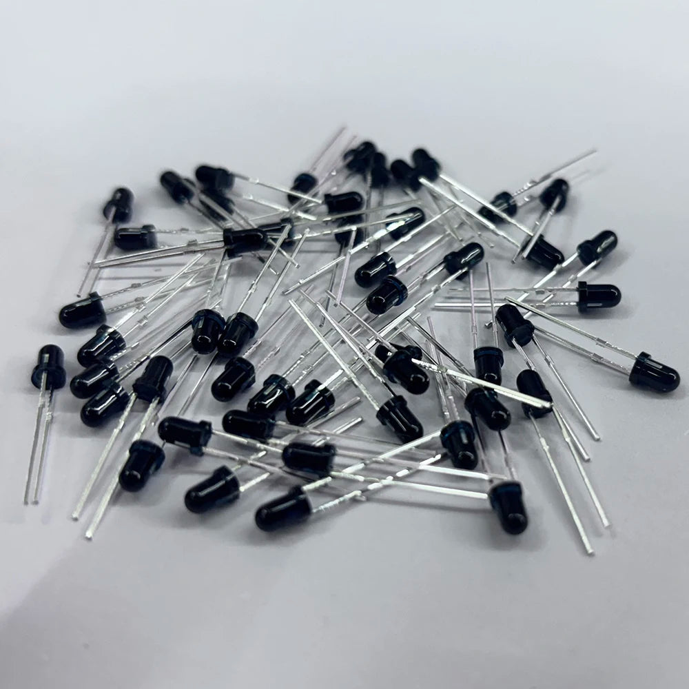 3mm 5mm IR LED Emitting Diode 850nm 940nm Emitter Receiver Infrared Transmitter Phototransistor Photodiode Invisible DIY PCB