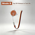 5V12V Mini Touch Sensor Switch Without Opening, Penetrating Wood Board, Glass Sensor, Copper Foil, Self-Adhesive Jog Reset