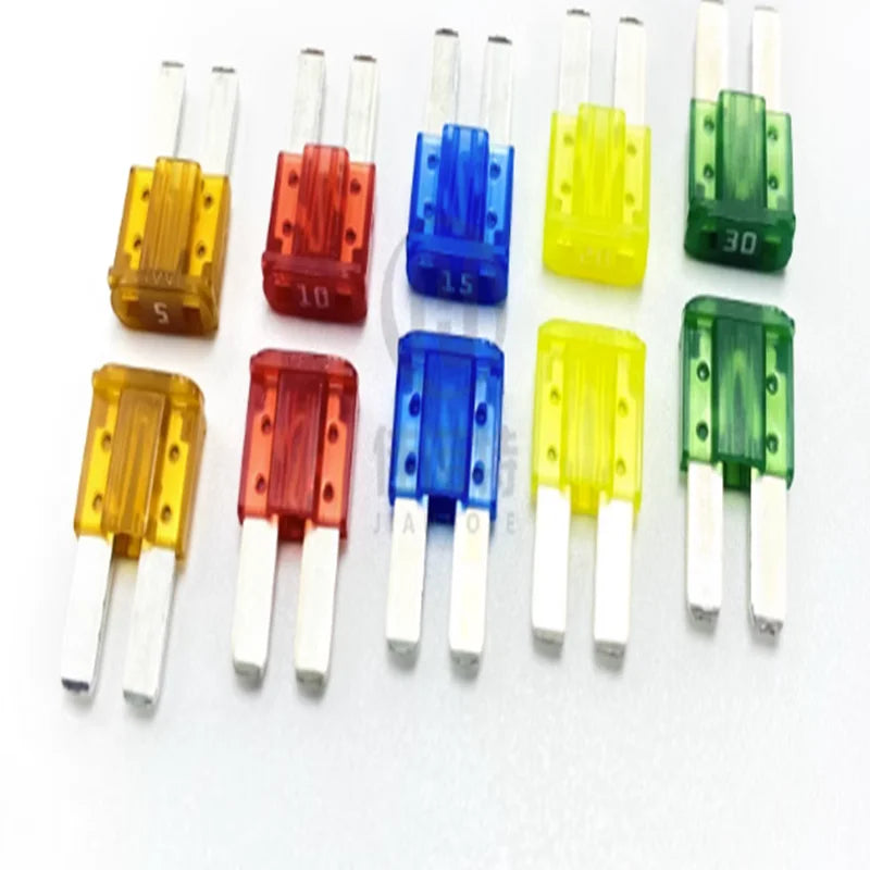 100PCS Standard Mini Micro Micro2 Auto Blade Fuse for Car 32V 1A 2A 3A 5A 7.5A 10A 15A 25A 30A 35A 40A Fuse