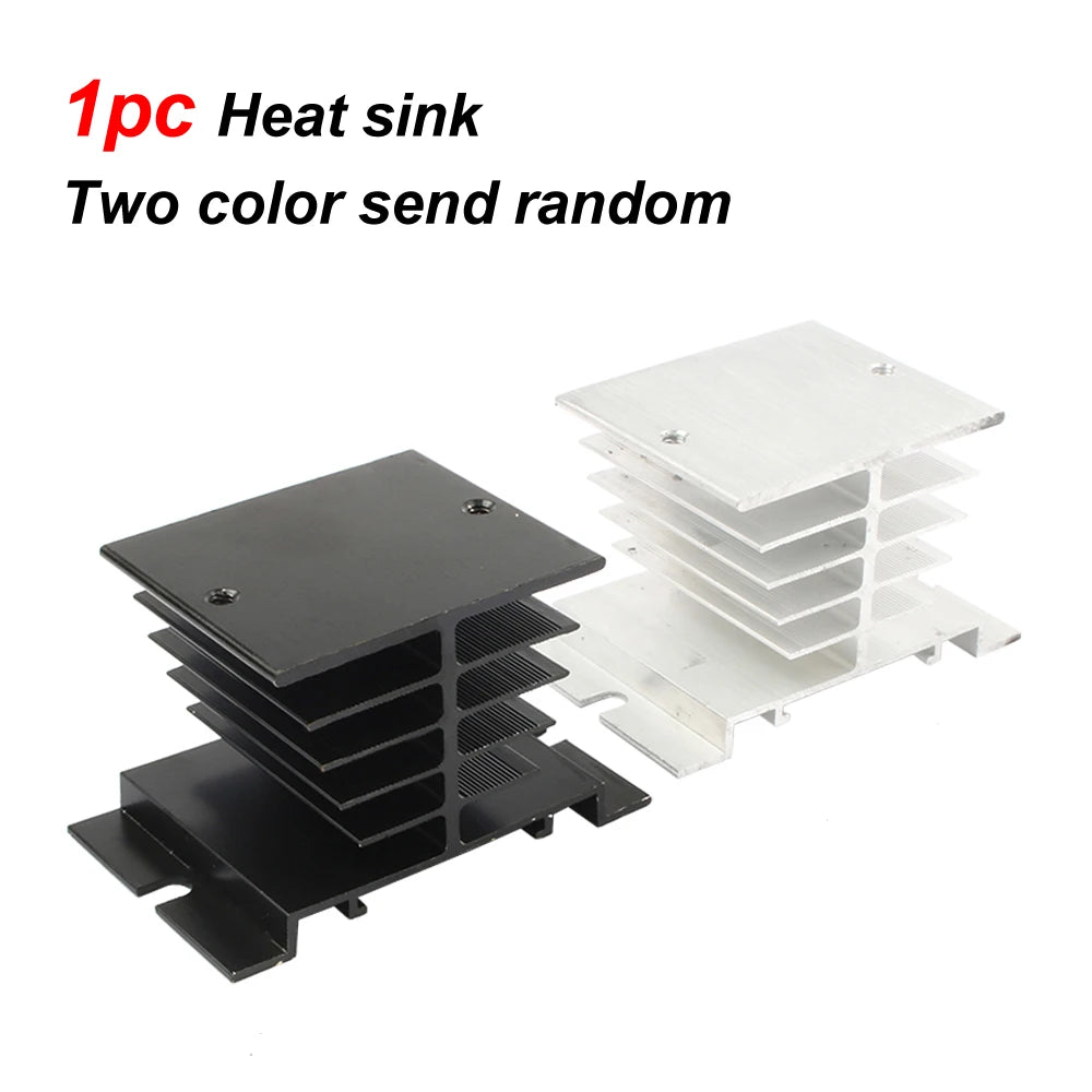 Industrial Solid State Relay SSR DA with Protective Flag SSR-40DA DC control AC Heat sink SSR-10DA SSR-15DA SSR-25DA