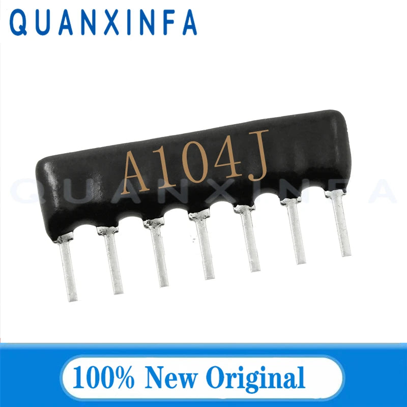 10PCS 8PIN 9PIN 7PIN 6PIN 5PIN 4PIN 10PIN DIP Network resistor array 47R 100R 330R 510R 680R 1K 2.2K 3.3K 10K 100K ohms
