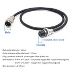 GX16 5pin 6Pin 7Pin 8pin Aviation Plug Connection Cable Male To Female Aviation Extension Line 1-20 Meters Pure Copper Connector