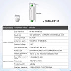 RS485 Hubs Photoelectric Isolation Industrial DC 8-28 V CDEBYTE E810-R Series ESD Protection Power and Signal Isolation