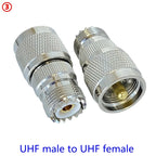 1Pcs SO239 UHF Female Jack To SO239 PL259 UHF Male Female Straight Connector UHF To UHF Female RF Fast Delivery Brass Copper