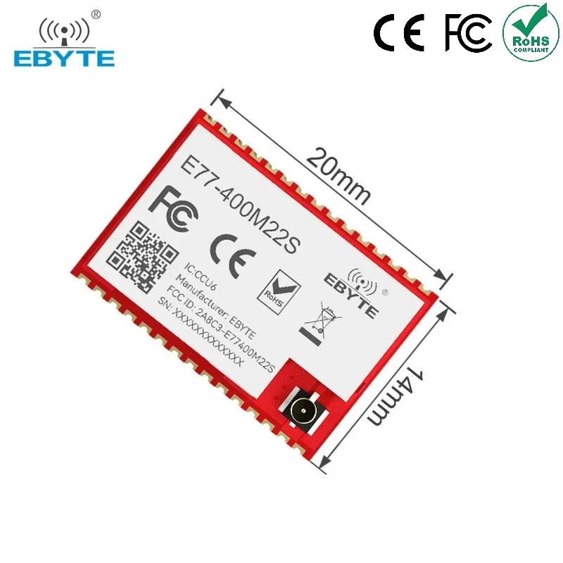 LoRaWan EBYTE E77 Series STM32 Wireless Module 433/915MHz ARM Cortex-M4 Low Power Consumption SoC Support AT Command ABP/OTAA