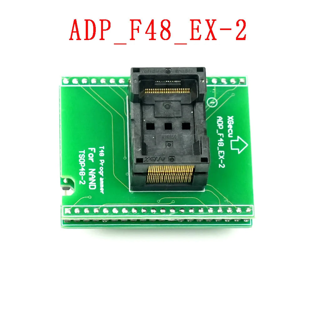 XGECU T48 (TL866-3G) Programmer + 2 Adapter ADP_F48_EX-1/EX-2 Support 31000+ ICs for SPI/Nor/NAND Flash/EMMC BGA/TSOP/SOP/PLCC