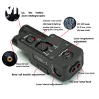 CQBL-1 Laser Aiming IR/Red/Green Dot Laser Indicator Momentary Constant Quick Opening With Scout Light Connect Mount For 20MM