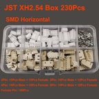 19 Type JST Box SH1.0/MX1.25/PH2.0/XH2.54/VH3.96/SM2.54/SYP Pitch Connector Terminal Kit  SMD/Straight/Right Angle Type DIY
