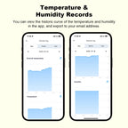 2026 New Tuya WiFi Humidity Temperature Sensor with External Probe Thermometer for Smart Home APP Monitoring for Refrigerator
