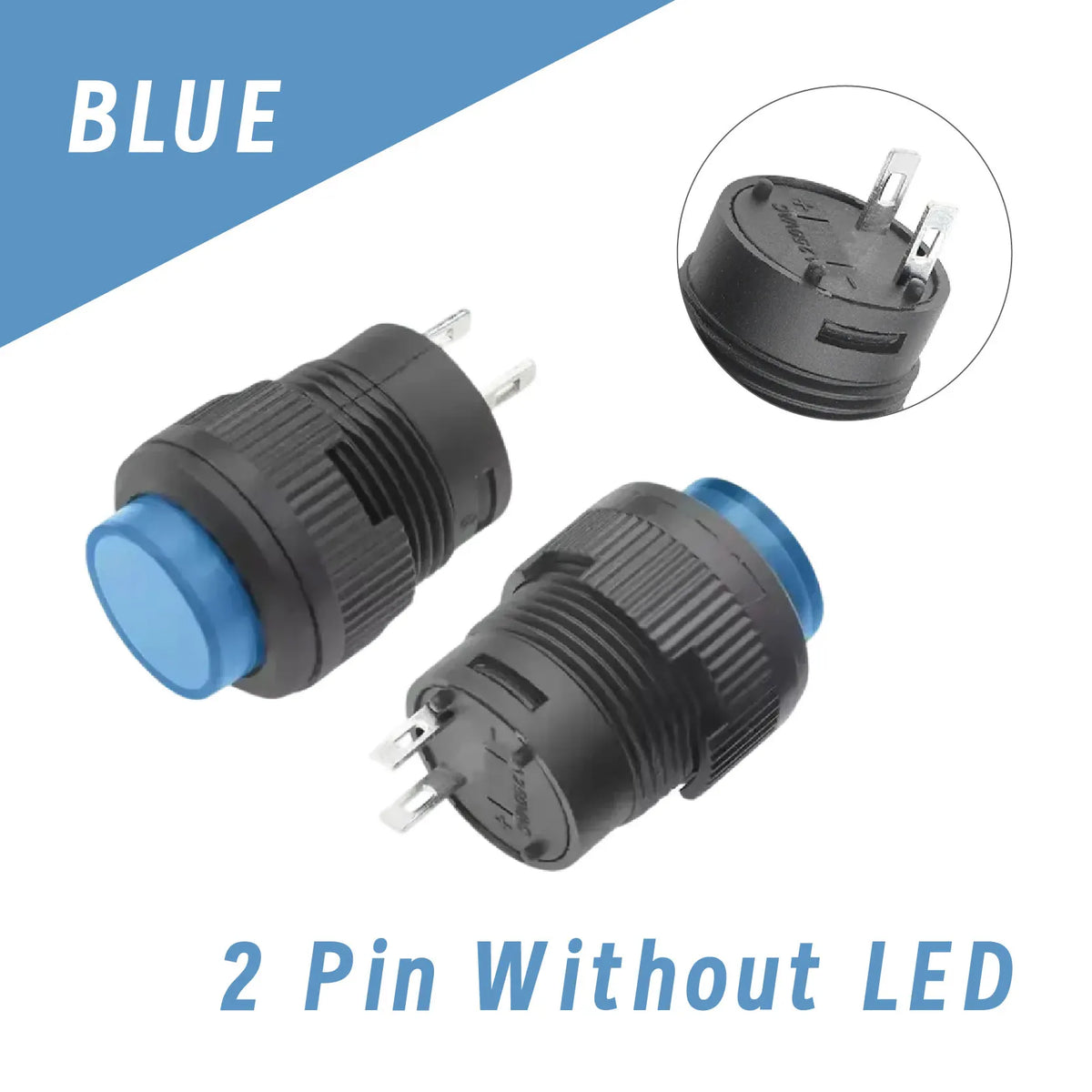 5/20/100PCS Self Reset/Self-locking 16MM Momentary Push Button Switch 4Color LED Lighting 2Pin 4Pin R16-503/AD R16-503/BD