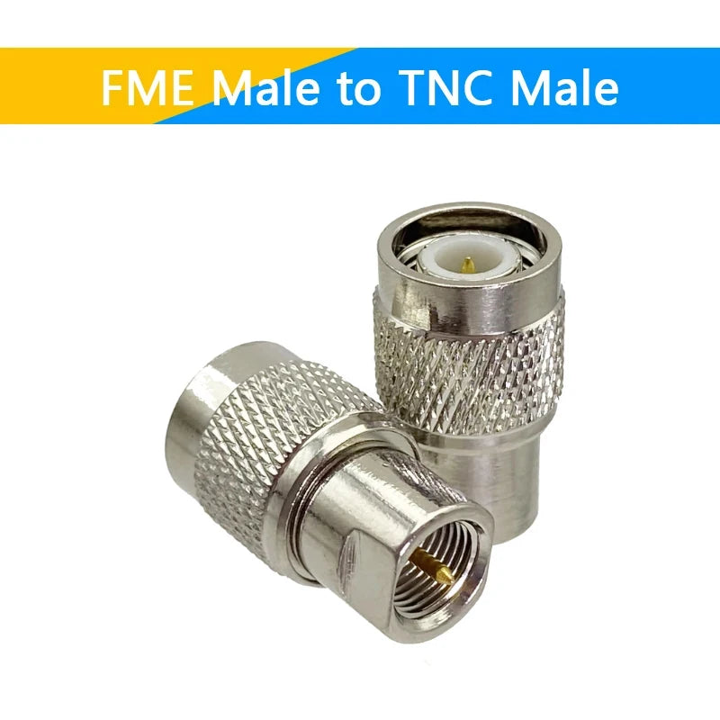 1-10PCS SMA To FME Male Female Straight Connector SMA TNC BNC UHF F FME Male Female To FME Male Female Coaxial RF Adapters Brass