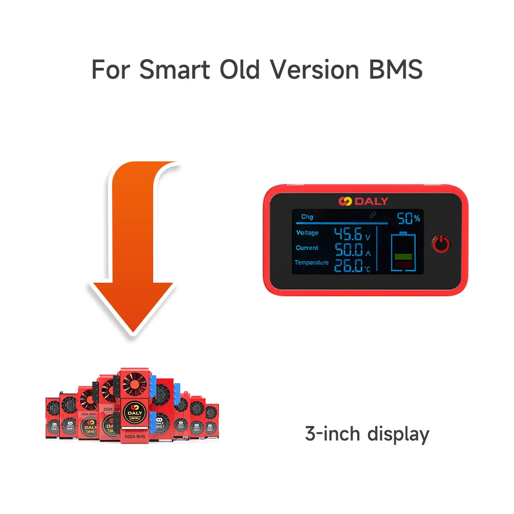 Daly BMS Smart BMS WIFI Module Battery Accessories Parts Bluetooth USB to RS485 to UART Power Dispaly Board Customized OEM