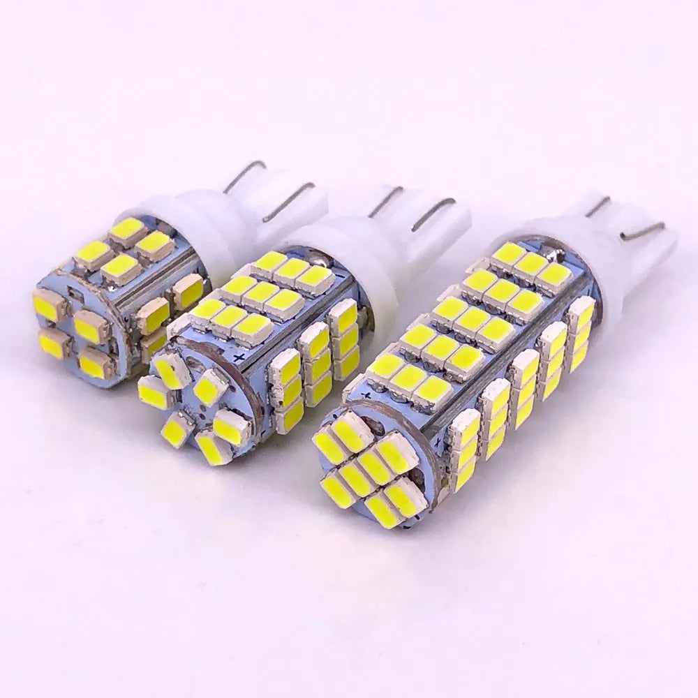 100PCS T10 1206 3020 68 42 20 SMD 194 168 W5W 12V 24V Car LED Light Bulbs 20 42 68LED Auto Bulbs White Clearance Interior Light