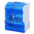 407 Terminal Distribution Box Din Rail 4-Level Single Phase Junction Case with Transparent Cover