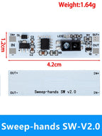 Touch Switch Capacitive Module 5V-24V 3A LED Dimming Control Lamps Active Components Short Distance Scan Sweep Hand Sensor Touc