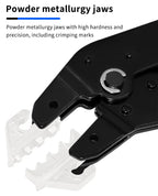 Electrician Pressed Pliers Crimping Tool with Interchangeable Dies Ratcheting Wire Crimper for Electrical Terminals Connector