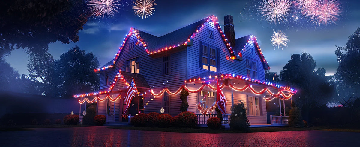 RGB Leather LED Fairy Lights 10M 40M Smart Bluetooth Music Light String IP65 Holiday Garland Decoration