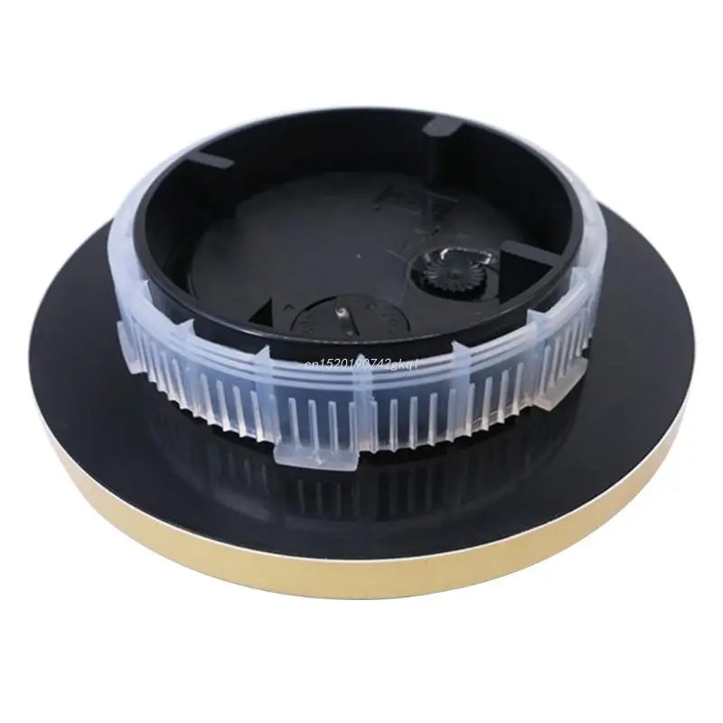Diameter 90mm Gold Frame Wall Hanging Thermometer Alarm Clock Hygrometer Thermometer Barometer for Laboratories