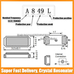 10PCS FC135-32.768KHZ 3215 SMD Passive Crystal Resonator 6PF 7PF 9PF 12.5PF 10PPM 20PPM 3.2X1.5MM EPSON Time High-Pre Oscillator