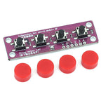 Touch four button switch module compatible with Arduino development board sensor Raspberry PI 51 MCU suite