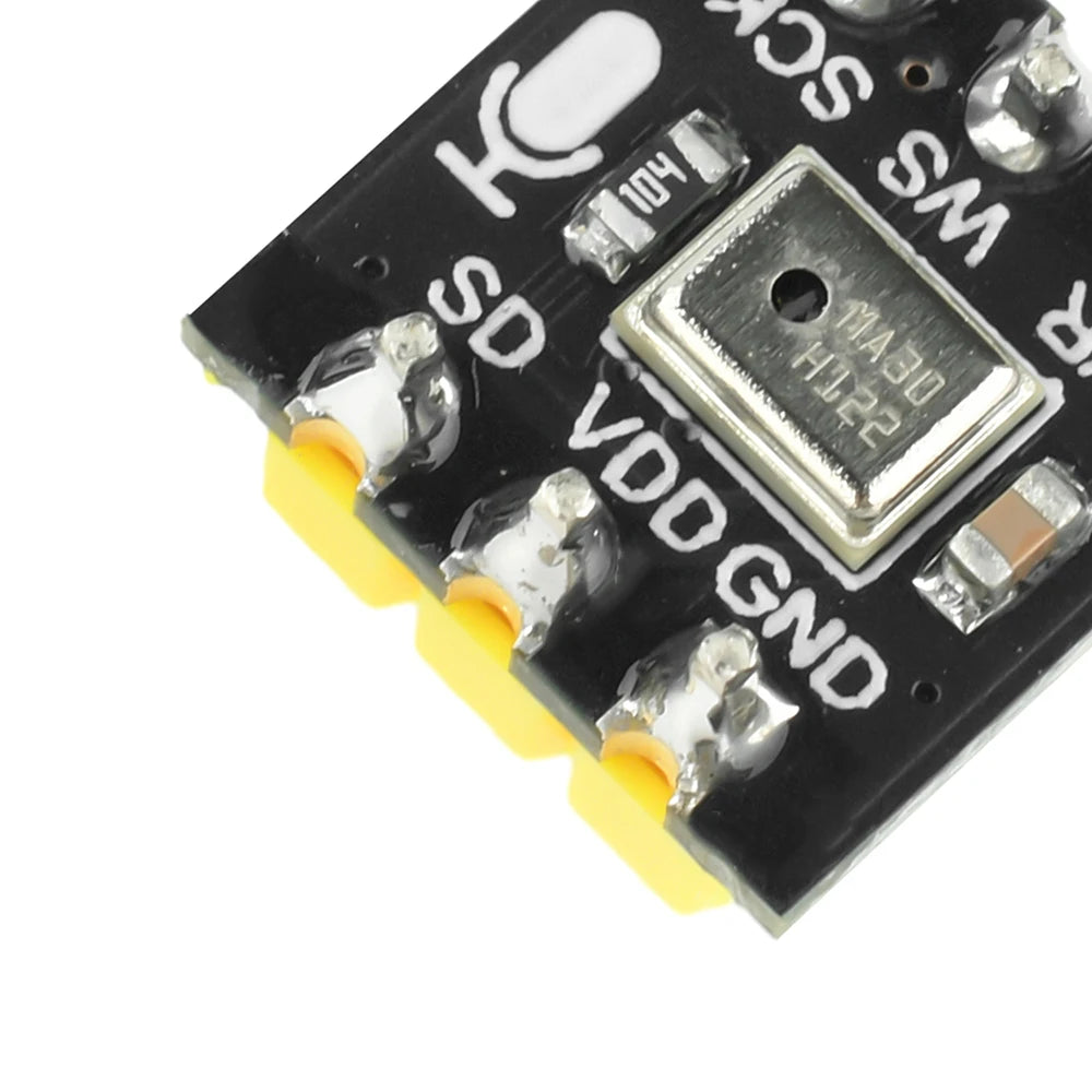 MS4030 Omnidirectional MEMS Microphone Module High Precision 24Bit I2S Output Compatible with INMP441 for Smart Home ESP32