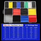 2:1 Heat Shrink Tube Kit Thermoresistant Shrinkage Tubing Wire Wrapping Electrical Connection Cable Insulation Sleeved Protecter